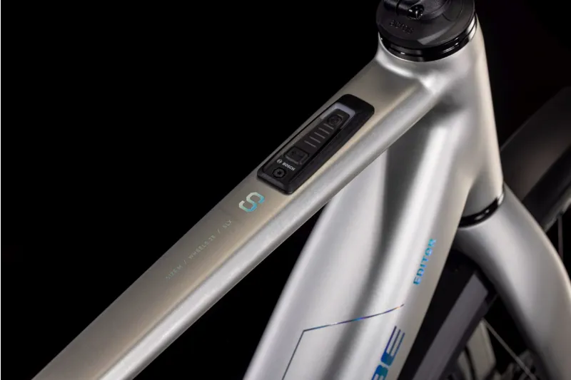 Cube Editor Hybrid SLX FE 400x Hybrid Bike In Grey-1